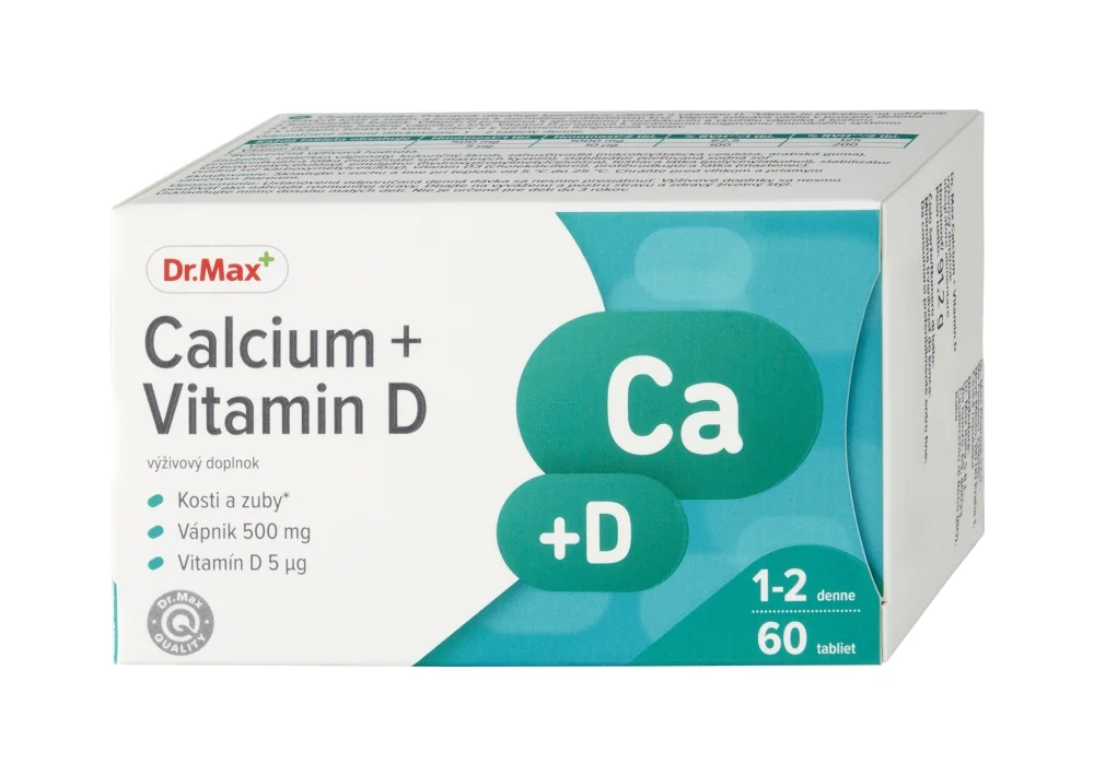 Dr. Max Calcium + Vitamin D, 60Tbl 