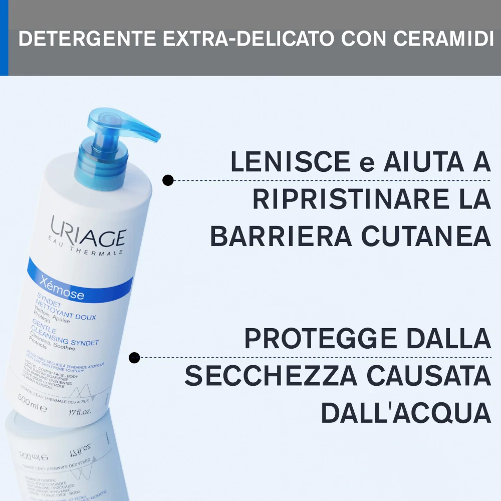 Uriage Xèmose Syndet Detergente Delicato Pelle Secca 200 ml 