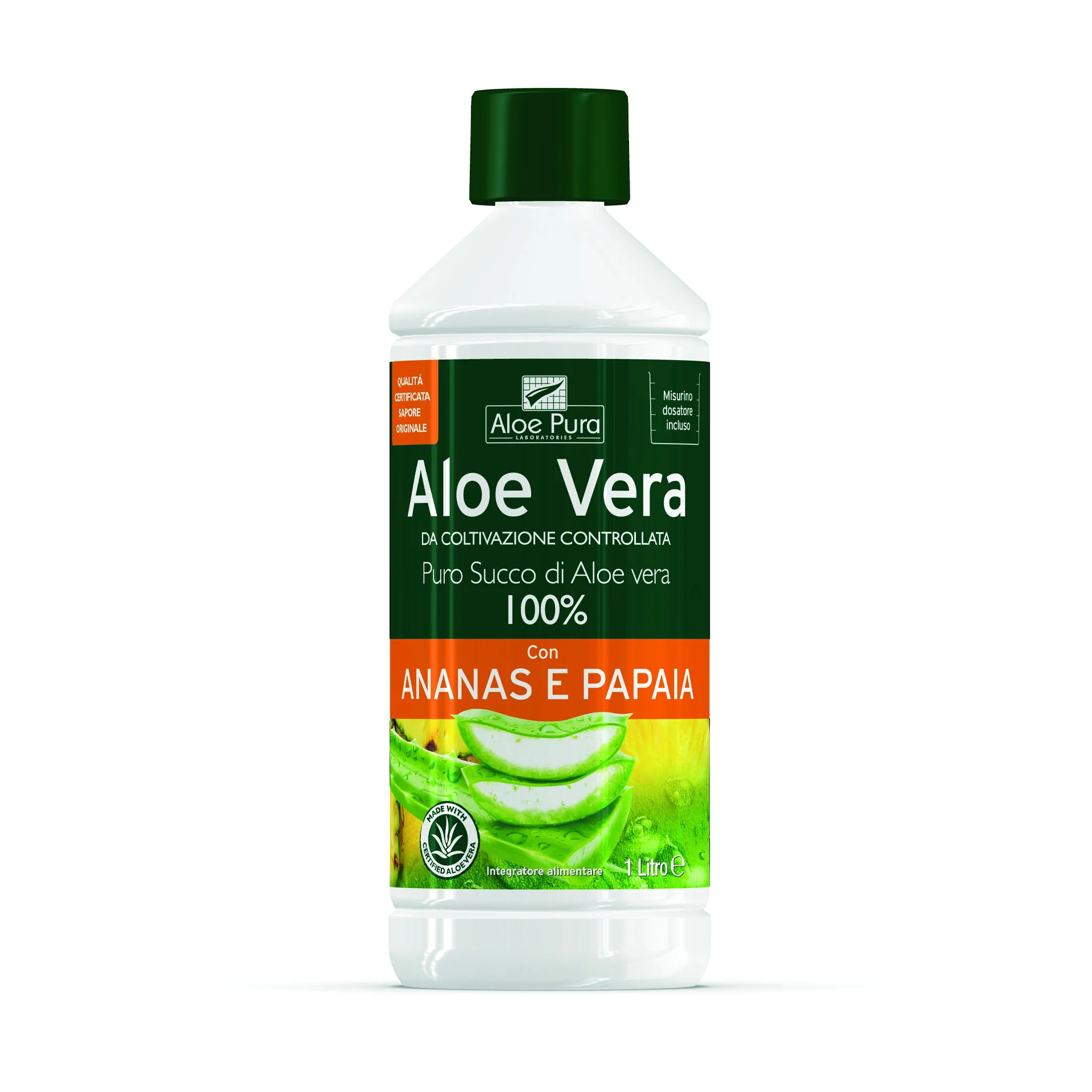 ALOE VERA SUCCO ANANAS PAPAYA 1 LITRO