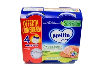 MELLIN OMOGENEIZZATO DI PROSCIUTTO 4 X 80 G