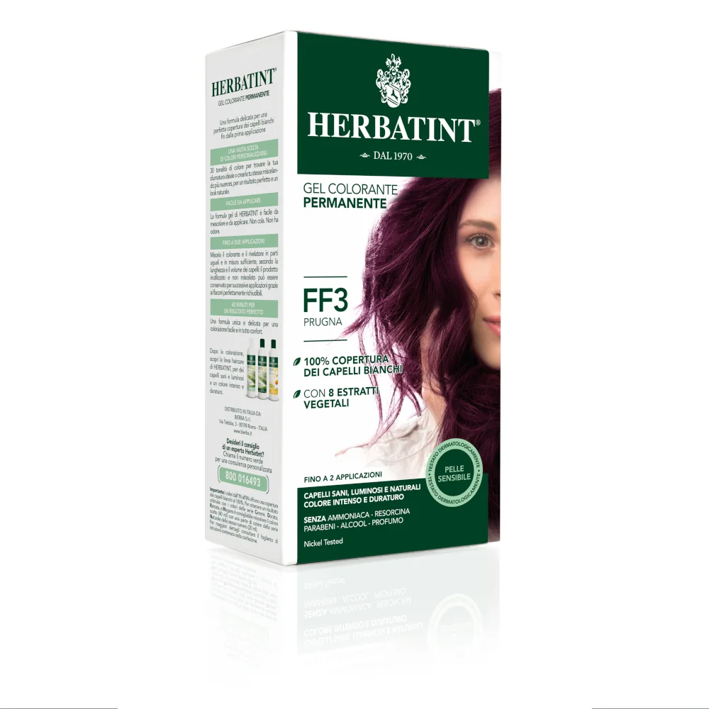 HERBATINT GEL COLORANTE PERMANENTE FLASH FASHION PRUGNA FF3 150ML