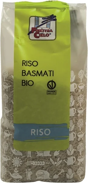 LA FINESTRA SUL CIELO RISO BASMATI BIANCO BIO 500 G