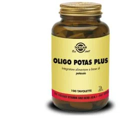 SOLGAR OLIGO POTAS PLUS INTEGRATORE DI POTASSIO 100 TAVOLETTE