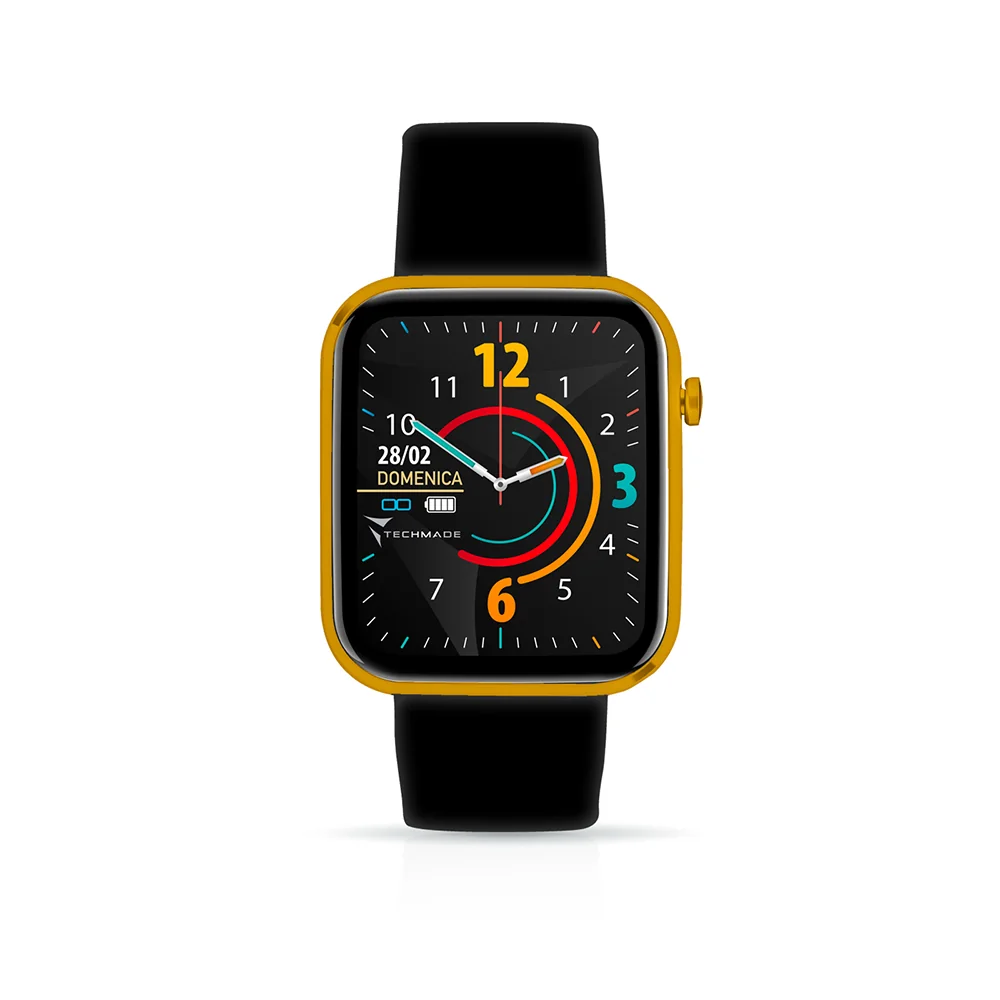 TECHMADE HAVA SMARTWATCH BLACK-GOLD