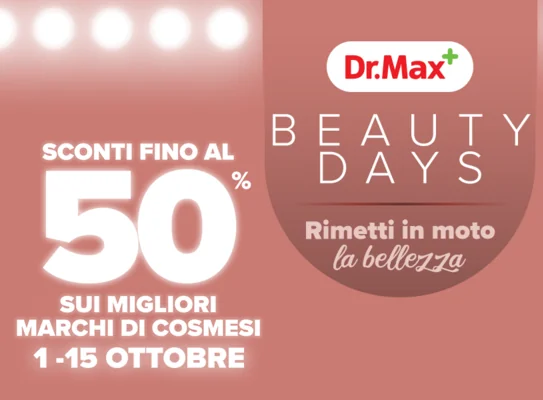 Dr. Max rimette in moto la bellezza con i Beauty Days