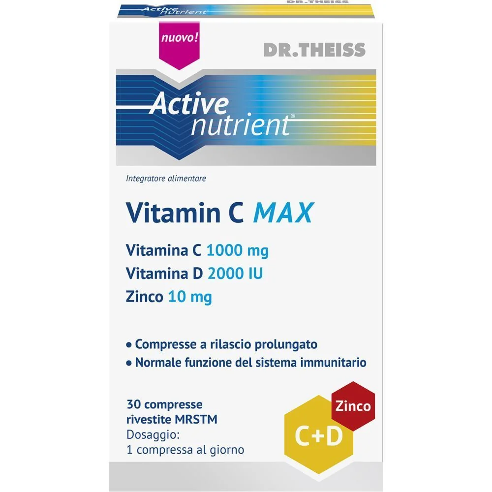 THEISS ACTIVE NUTRIENT VITAMIN C MAX 30 COMPRESSE