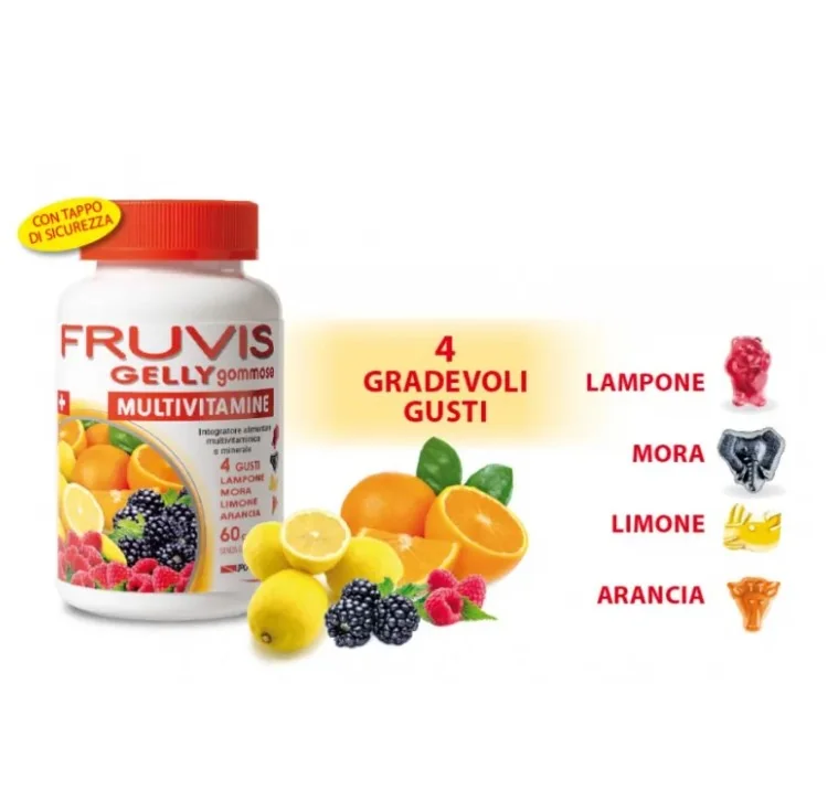 FRUVIS MULTIVITAMINE GOMMOSE