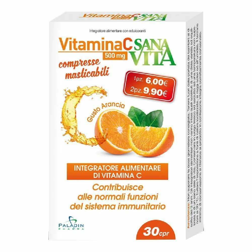 SANAVITA VITAMINA C MASTICABILE 30 COMPRESSE