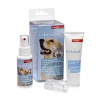 Dentalpet Kit Dentifricio 50 ml + Spray Orale 50 ml + 1 Ditale