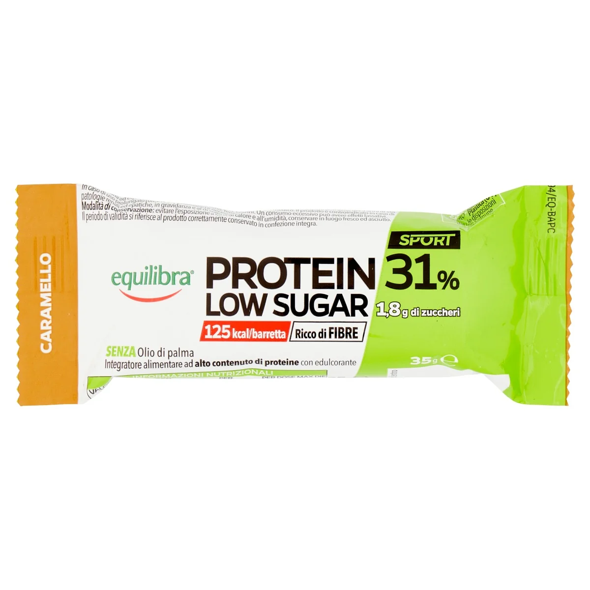 EQUILIBRA PROTEIN 31% LOW SUGAR CARAMELLO 35 G