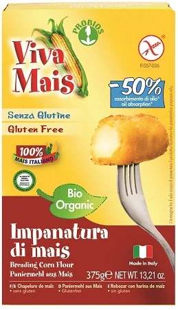 VIVA MAIS IMPANATURA DI MAIS BIOLOGICA SENZA GLUTINE 375 G