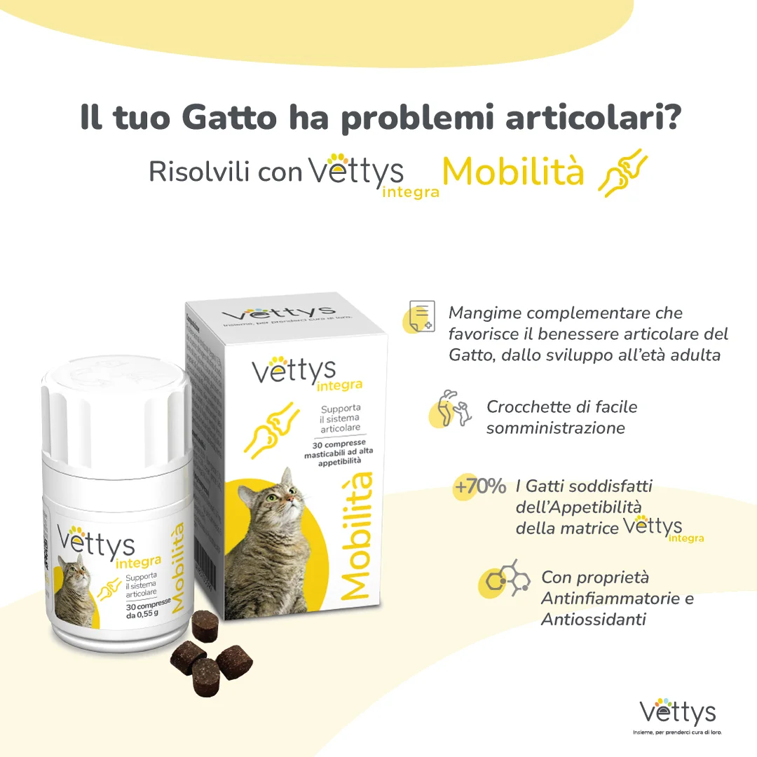 Vettys Integra Mobilita' Gatto 30 Compresse Mobilità del Gatto