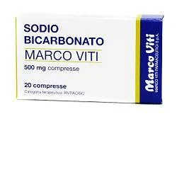 SODIO BIC  500 MG 20 COMPRESSE VITI