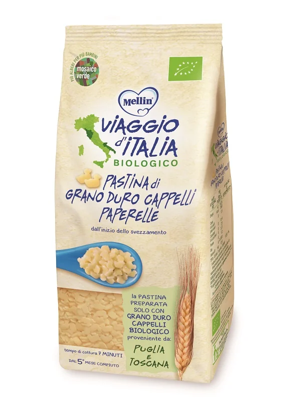 MELLIN VIAGGIO IT PASTA BIO PAPERELLE