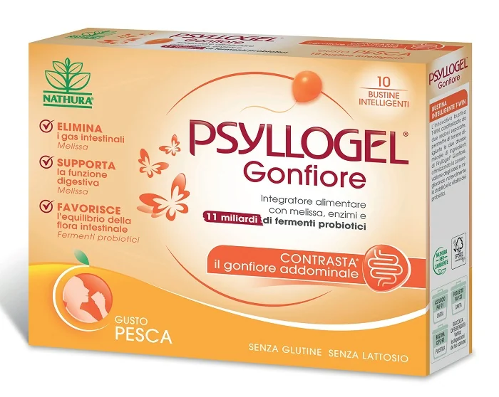 PSYLLOGEL GONFIORE INTEGRATORE FUNZIONE INTESTINALE 10 BUSTINE