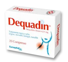 DEQUADIN 0,25 MG 20 COMPRESSE