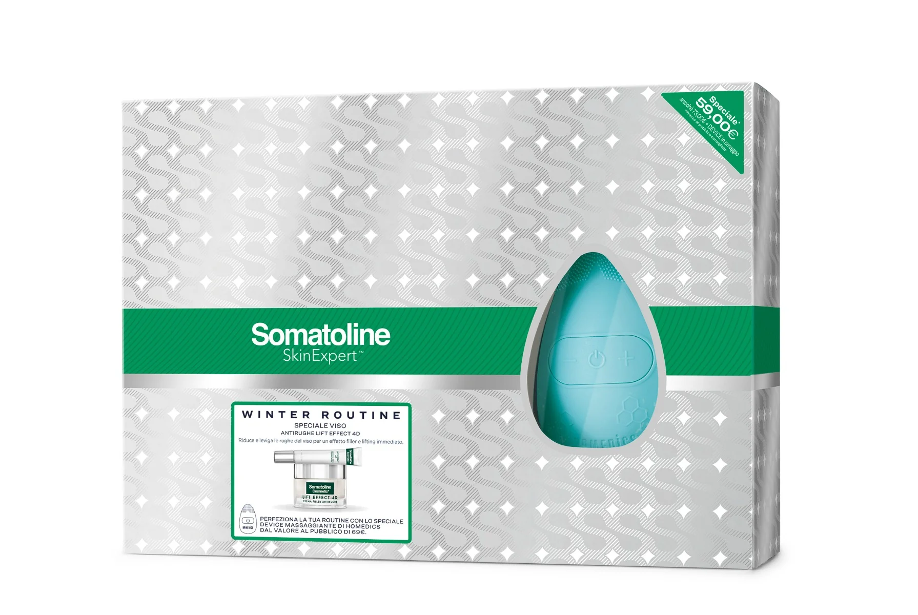 SOMATOLINE COFANETTO PREMIUM 4D GIORNO + OCCHI + DEVICE