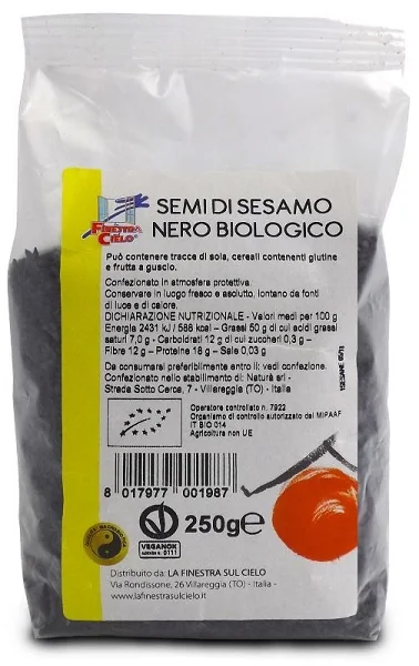 LA FINESTRA SUL CIELO SESAMO NERO 250 G