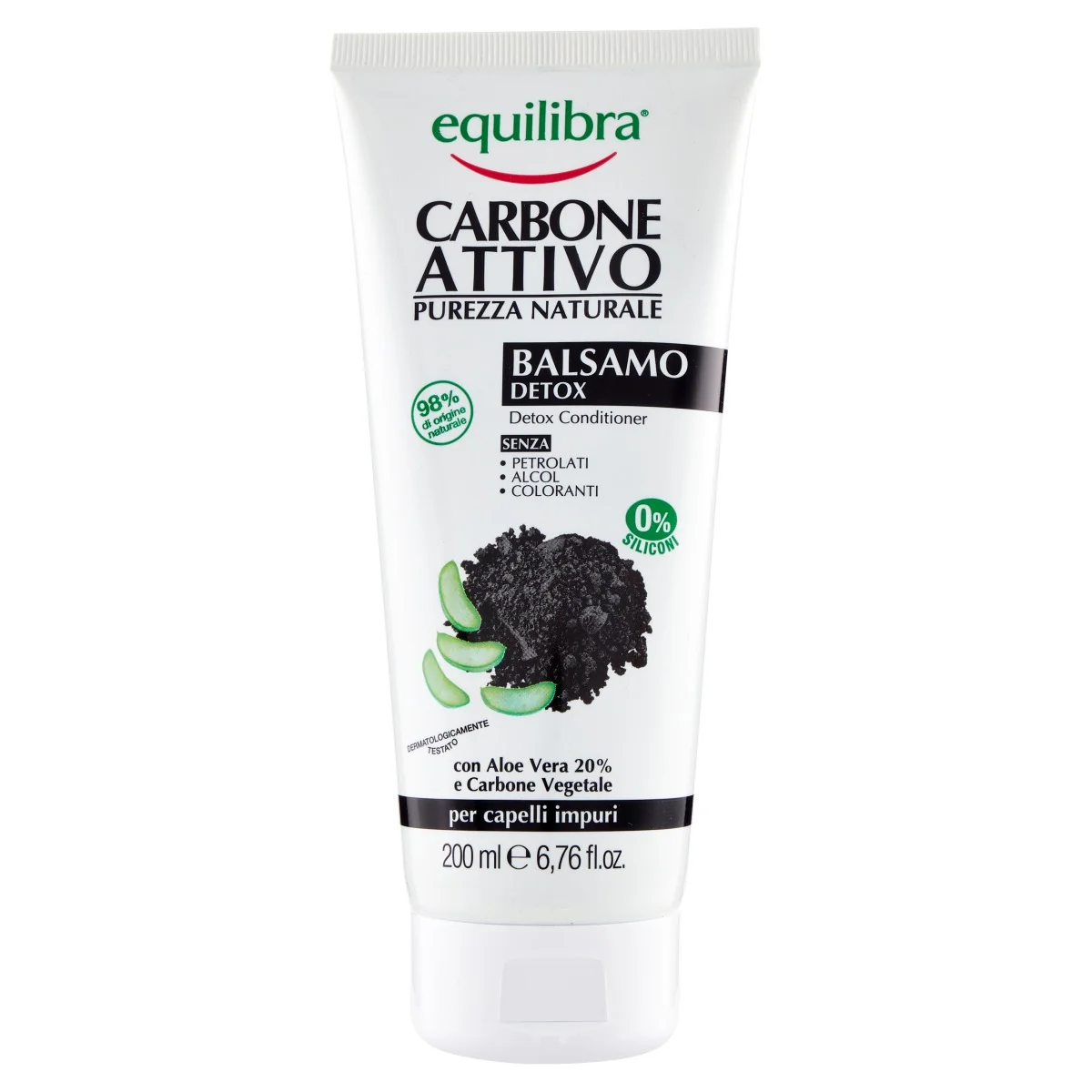 EQUILIBRA CARBONE ATTIVO BALSAMO 200 ML