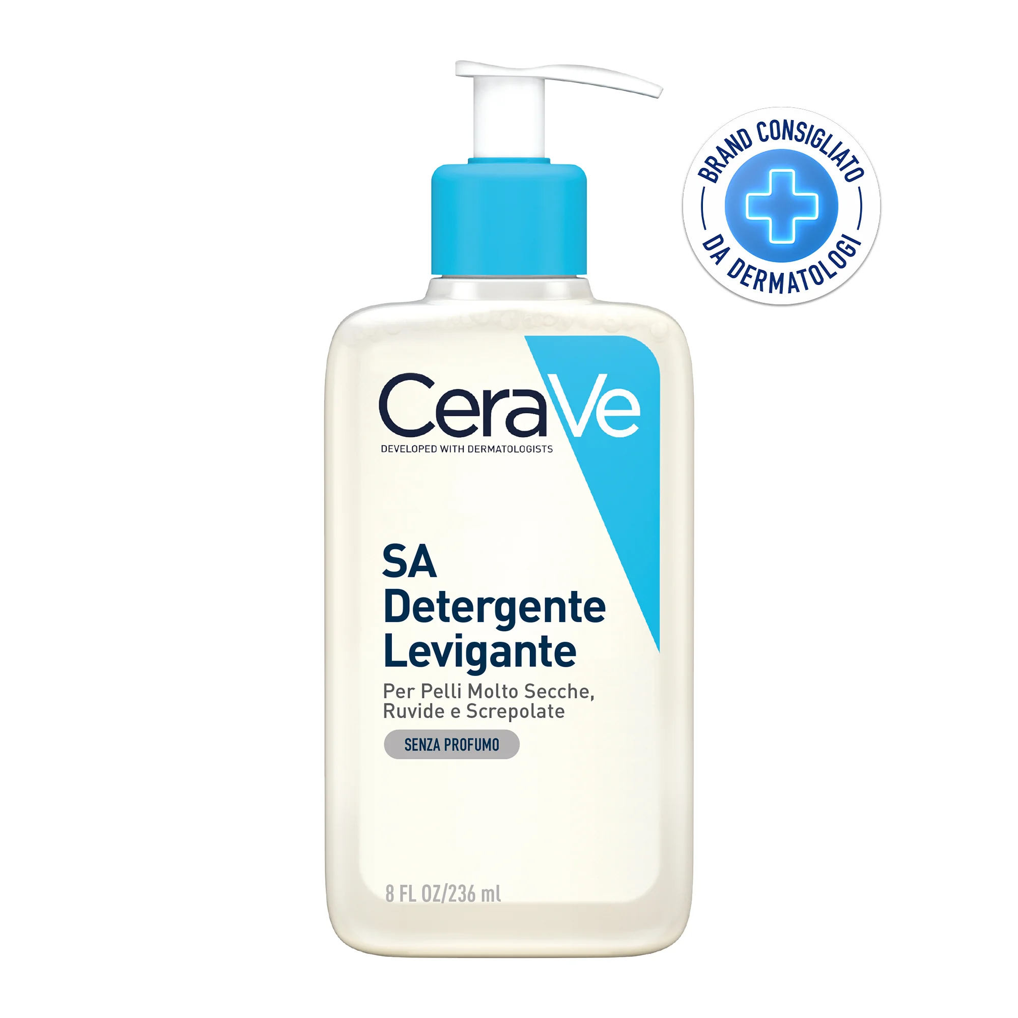 Cerave Sa Detergente Levigante 236 ml Per Pelle Molto Secca