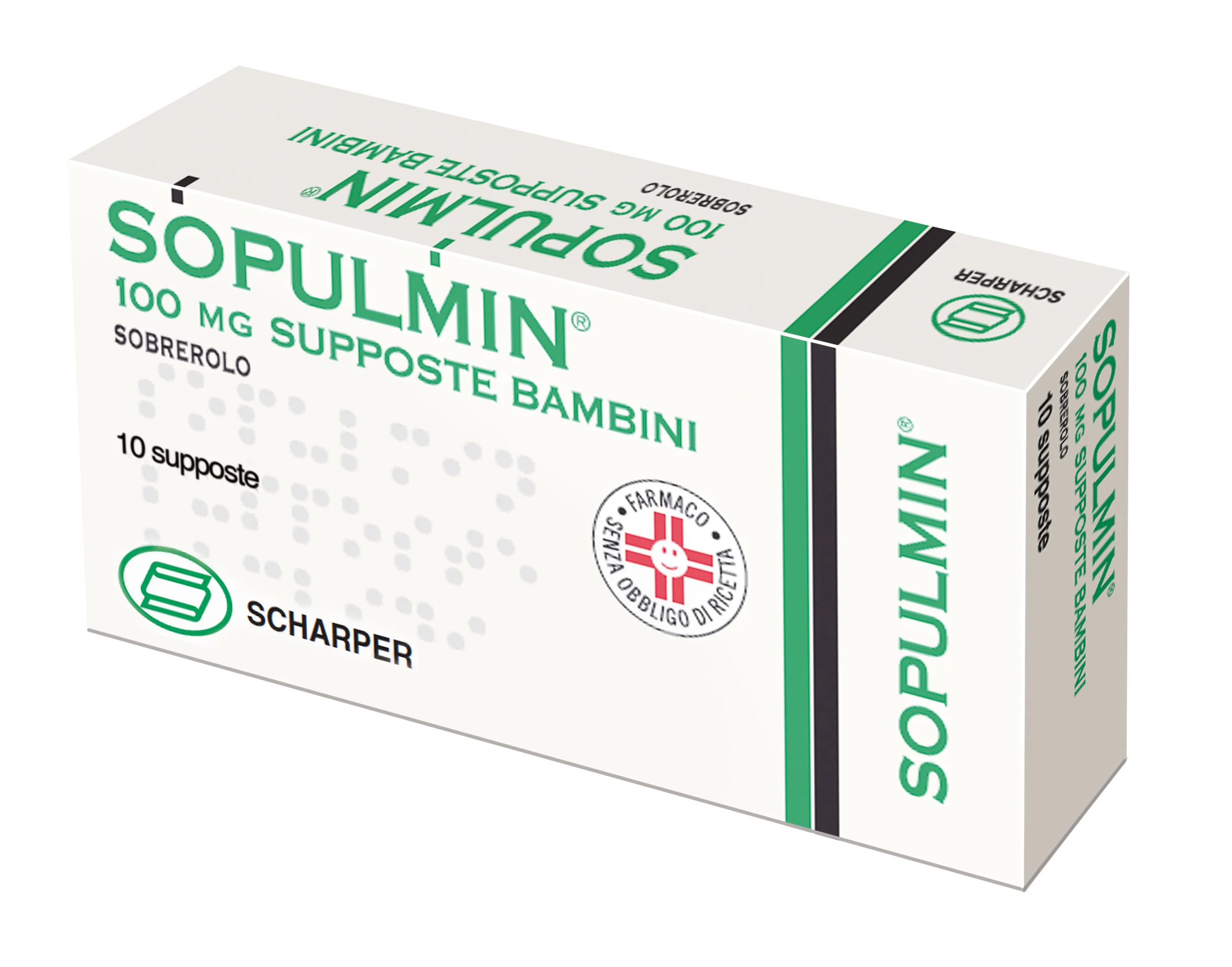 SOPULMIN BAMBINI 100 MG MUCOLITICO 10 SUPPOSTE