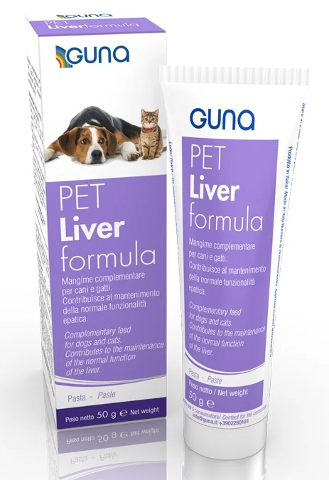 GUNA PET LIVERFORMULA MANGIME COMPLEMENTARE BENESSERE CANI GATTI 50 G