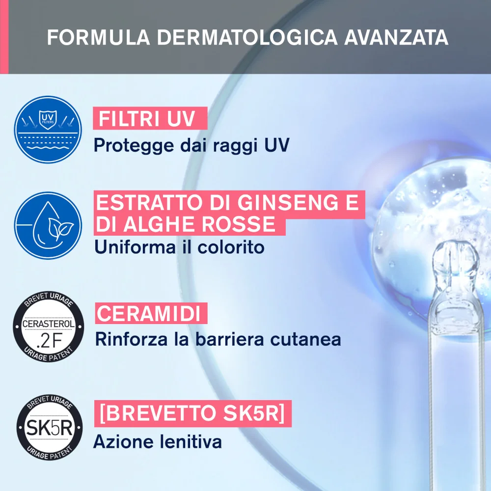 Uriage Rosèliane Crema Anti-rossore SPF 30 Lenitiva Viso 40 ml 