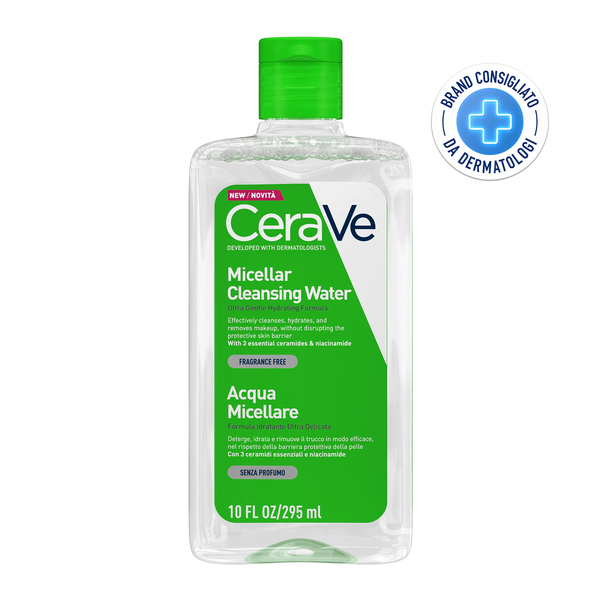 Cerave Hydrating Micellar Water 295 ml Detersione viso e occhi