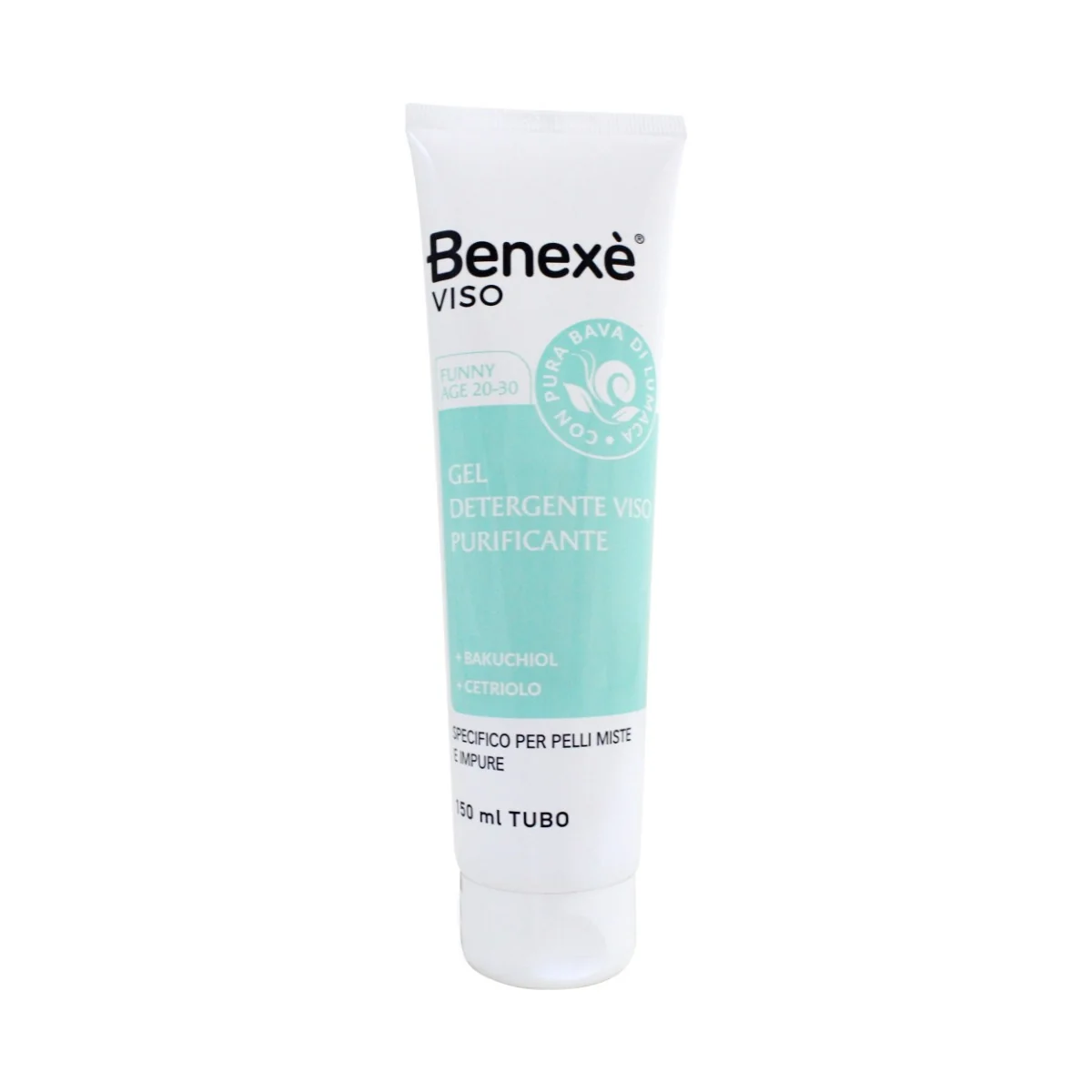 Benexe' Viso Gel Detergente Purificante età 20-30 150 ml Anti Imperfezioni