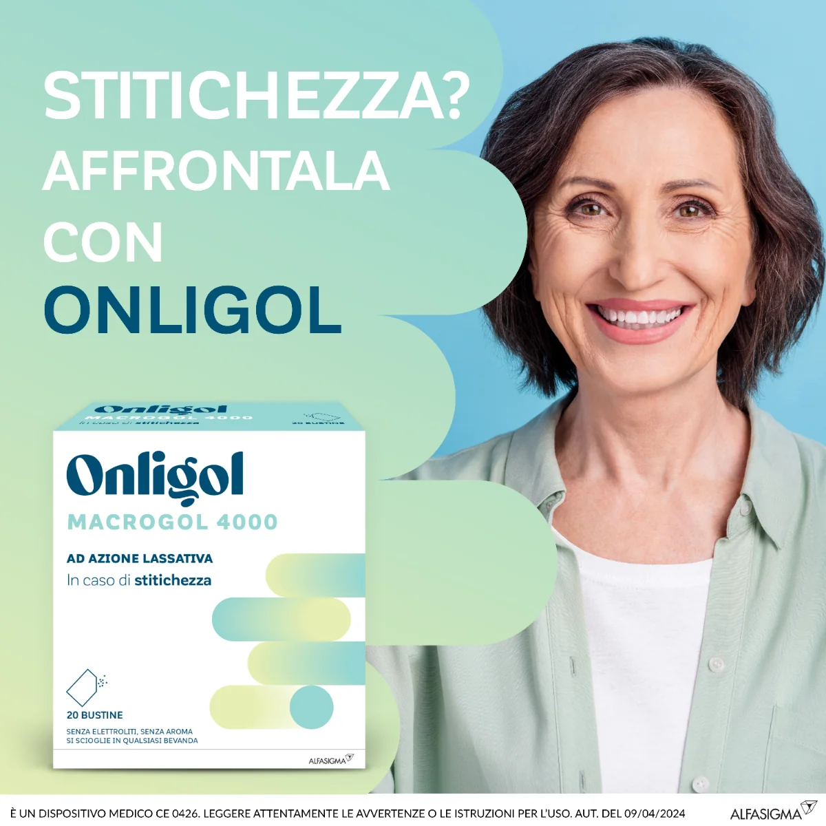 Onligol 20 Bustine Azione Lassativa