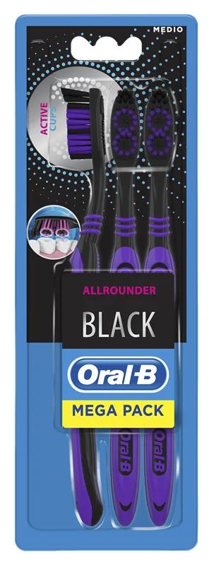 ORALB ALL ROUNDER BLACK SPAZZ