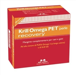 NBF LANES KRILL OMEGA RECOVERY INTEGRATORE INFIAMMAZIONI CANI E GATTI 120 PERLE