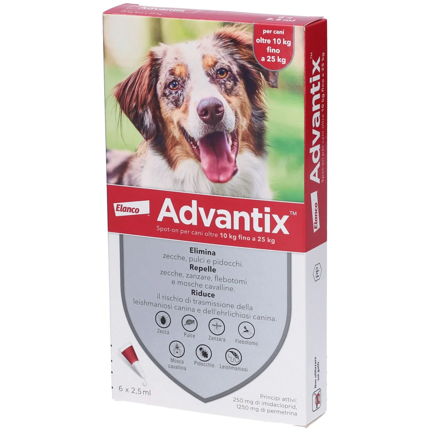 ADVANTIX SPOT ON*6PIP 1-25KG