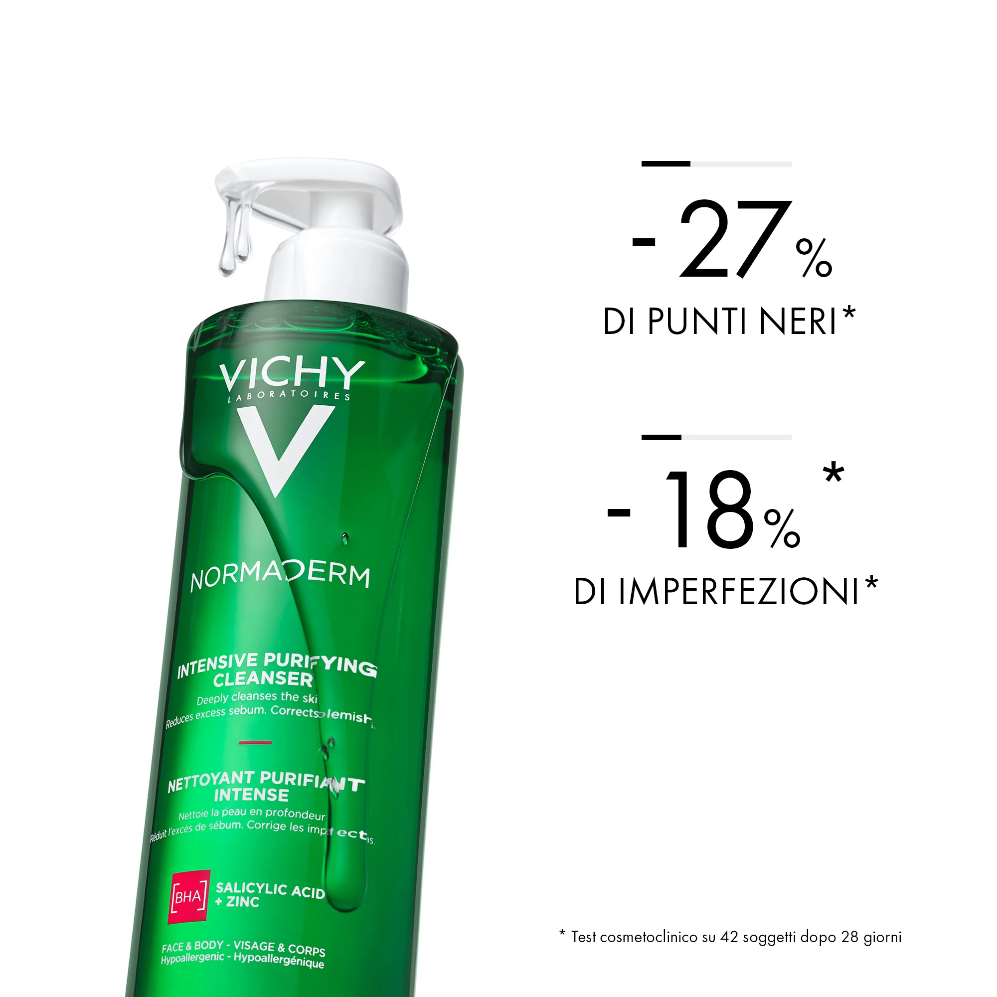 Vichy Normaderm Phytosolution 400 ml Gel Detergente Viso