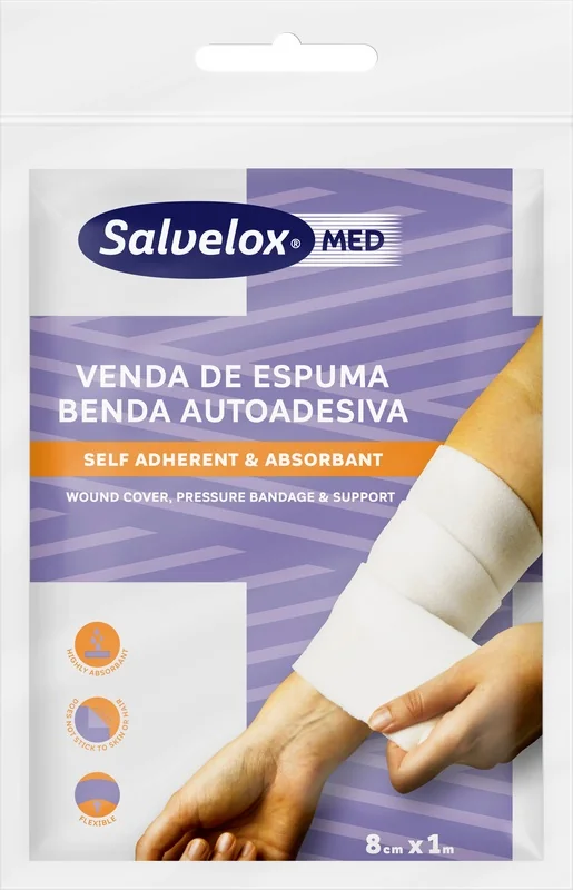 SALVELOX BENDA  AUTOADESIVA 8CM X 1M