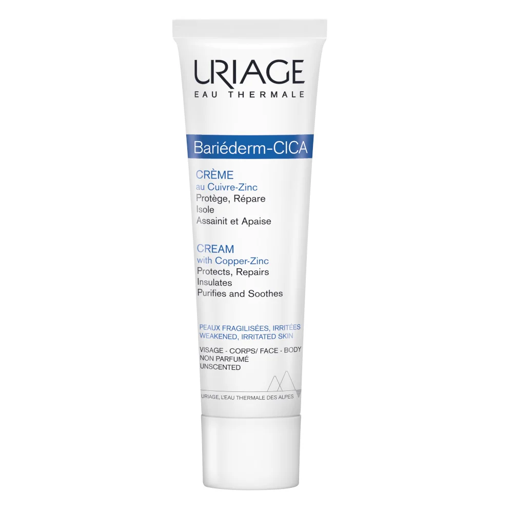 Uriage Barièderm Cica-Crema Riparatrice al Cu-Zn 100 ml Benessere Cutaneo