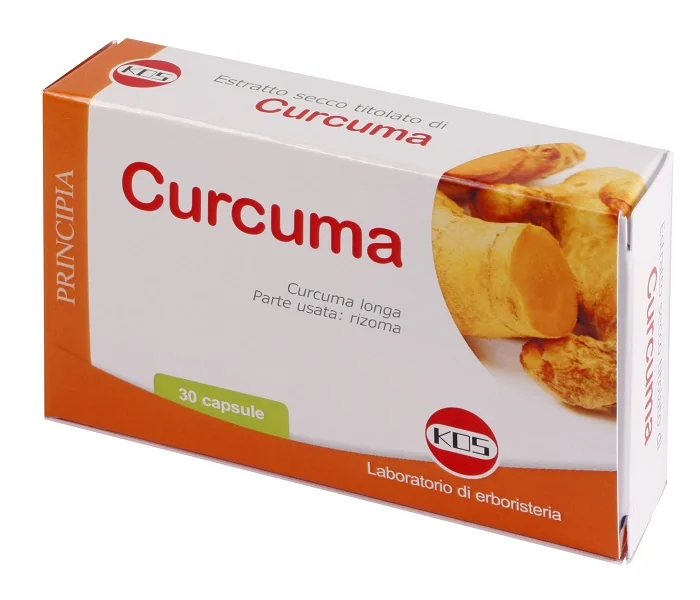 KOS CURCUMA ESTRATTO SECCO INTEGRATORE 30 CAPSULE