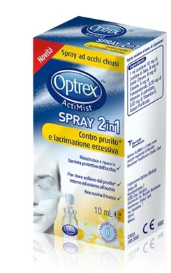 OPTREX ACTIMIST SPRAY 2IN1 CONTRO PRURITO OCCHI E LACRIMAZIONE ECCESSIVA 10 ML