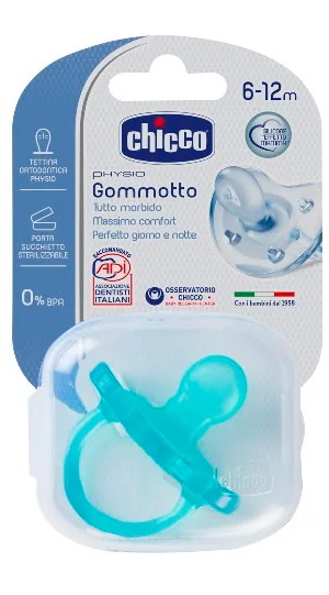 CHICCO GOMMOTTO SILICONE BOY 6-12M 1PZ