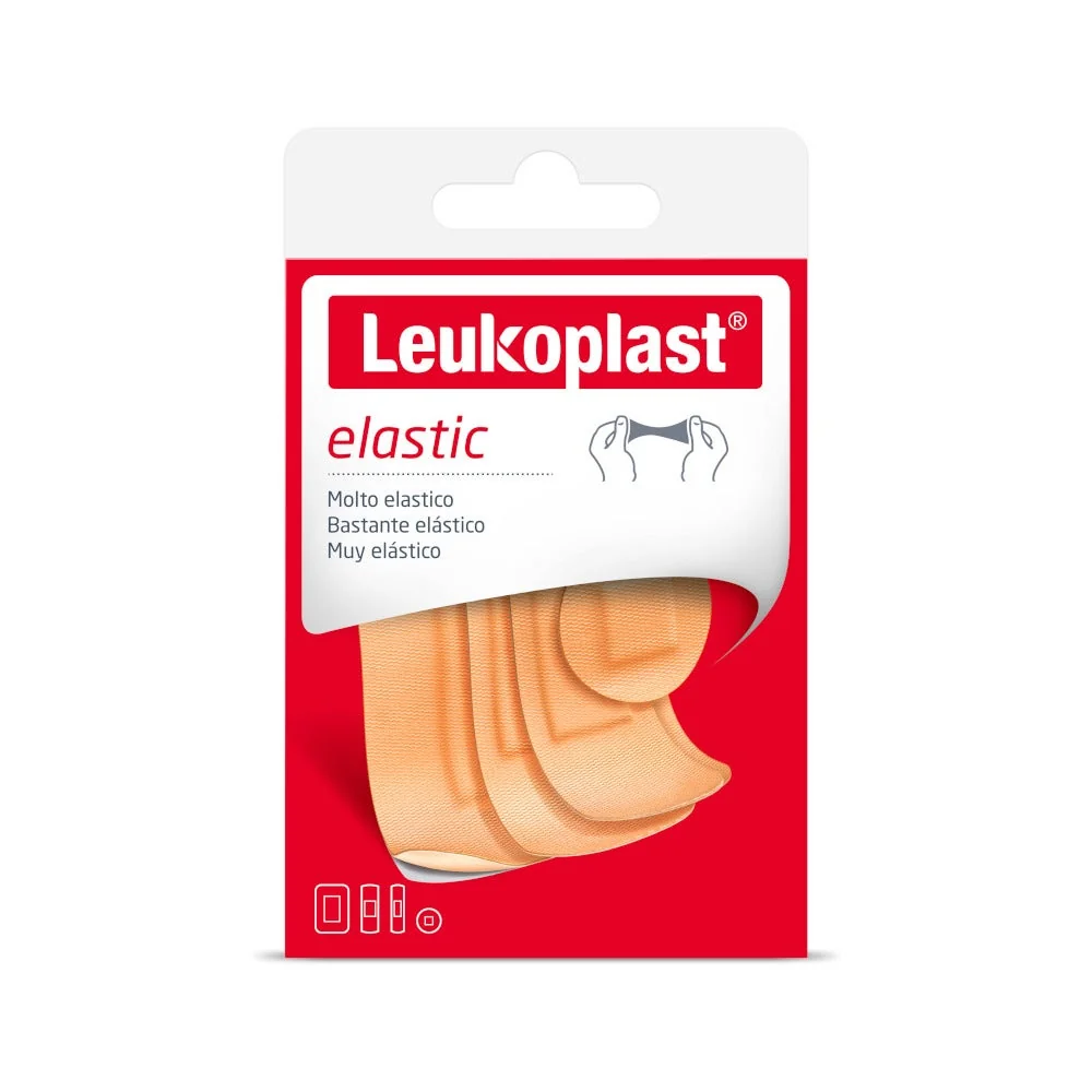 Leukoplast Elastic Cerotti Assortiti 4 Formati 40 Pezzi