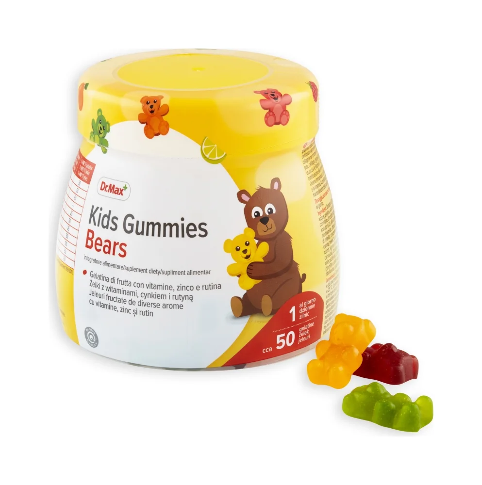 Dr.Max Kids Gummies Bears 50 Pezzi Caramelle Multivitaminiche per Bambini