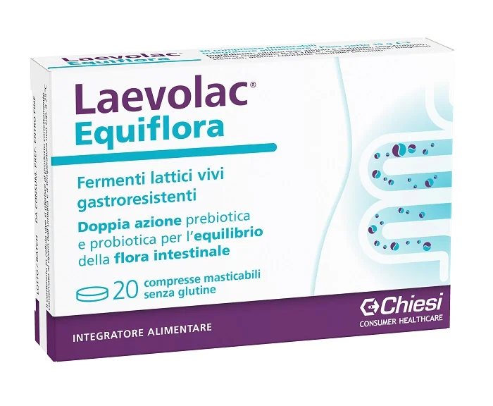 LAEVOLAC EQUIFLORA INTEGRATORE PER IL RIPRISTINO DELLA FLORA INTESTINALE 20 COMPRESSE