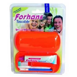 FORHANS TASCABILE TRAVEL KIT SPAXXOLINO + DENTRIFRICIO SPECIALE DA 12 , 5 ML