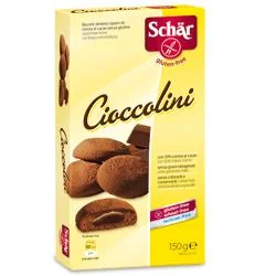 SCHAR CIOCCOLINI BISCOTTI SENZA GLUTINE RIPIENI DI CREMA AL CACAO 150 G