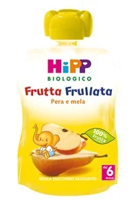 HIPP BIO FRUTTA FRULLATA MELA PERA 90G