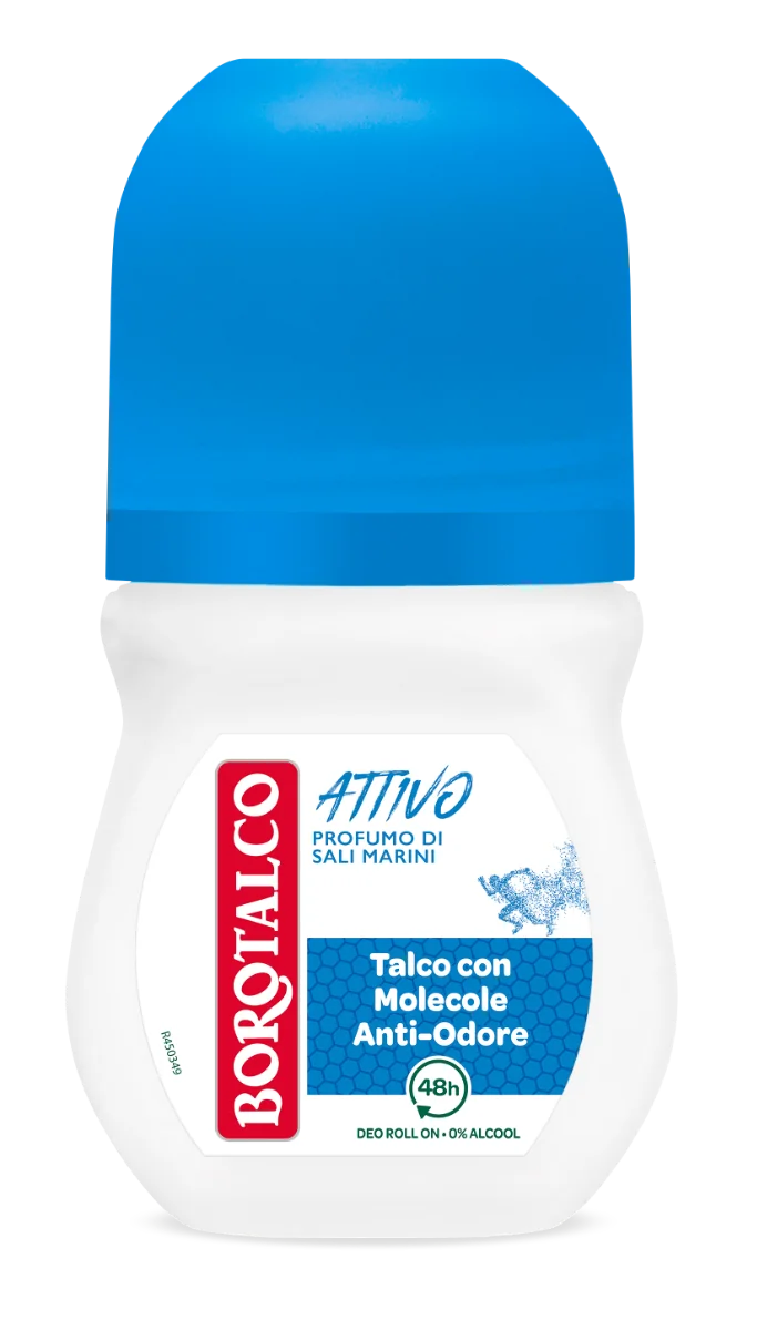 BOROTALCO DEO ROLL ATTIVO BLU 50 ML