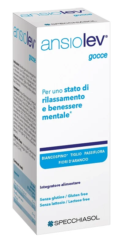 SPECCHIASOL ANSIOLEV INSTANT GOCCE INTEGRATORE PER IL RILASSAMENTO 20 ML