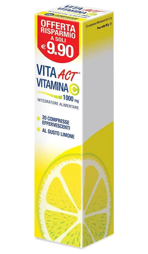 VITAMINA C ACT 1000 20CPR EFF