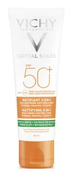 VICHY CAPITAL SOLEIL TRATTAMENTO OPACIZZANTE SPF  50+ 50 ML