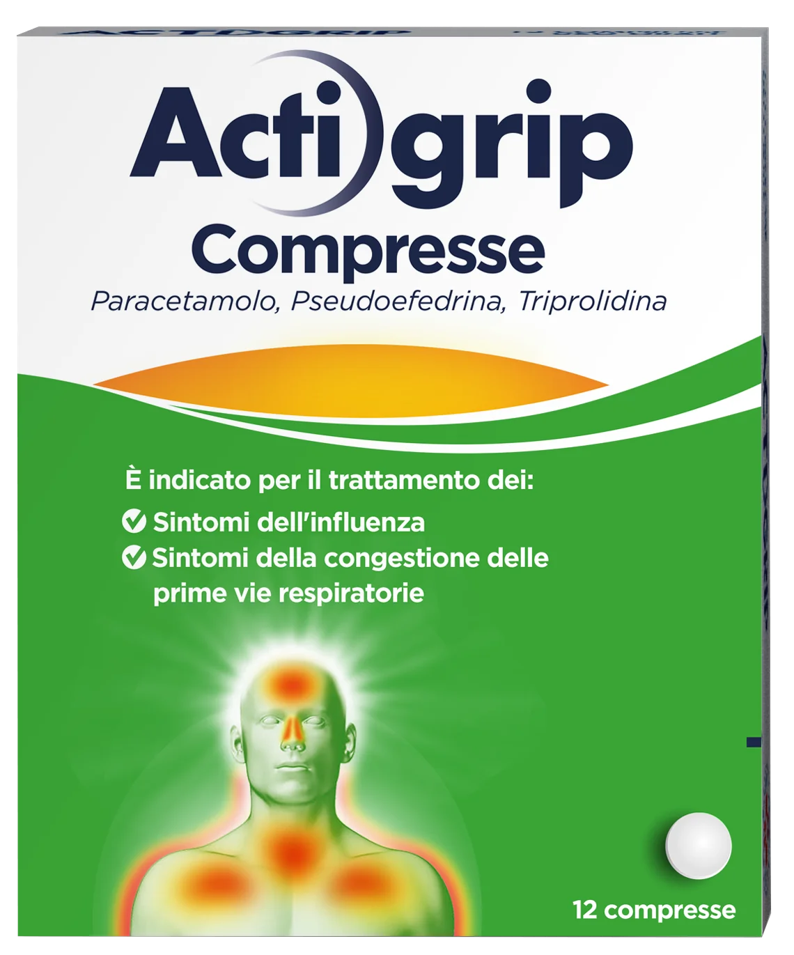 ACTIGRIP 12 COMPRESSE